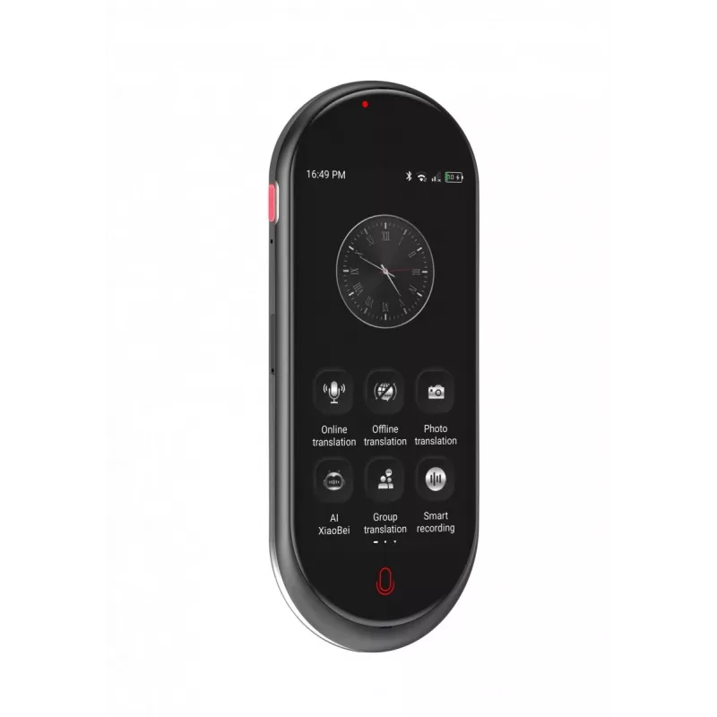 Traductor de voz portátil MAXCOM MT100 4G, traducción de voz multilingüe, dispositivo compacto de mano