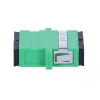 Adaptador Extralink SC/APC dúplex, monomodo, verde