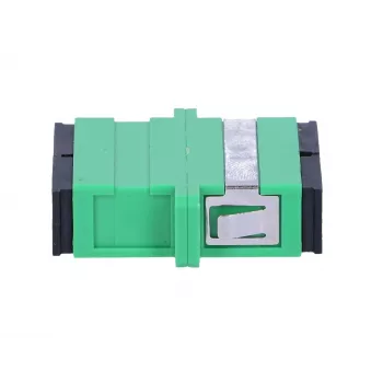 Adaptador Extralink SC/APC dúplex, monomodo, verde