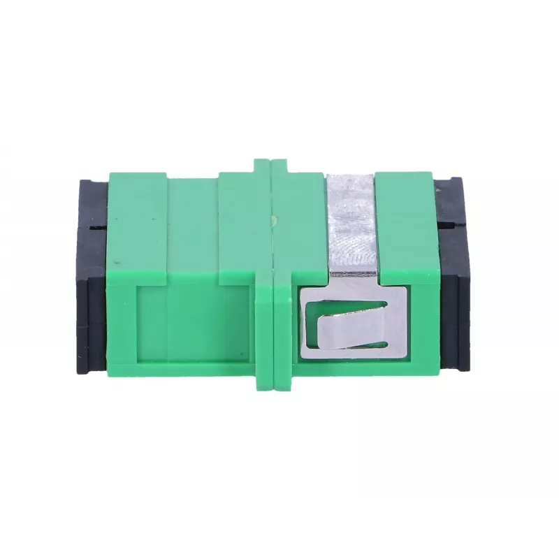 Adaptador Extralink SC/APC dúplex, monomodo, verde