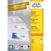 Etiqueta autoadhesiva rectangular Avery 3474 permanente blanca 2400 uds.