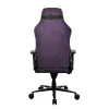 Silla gaming Arozzi Vernazza SoftFabric Morado — diseño ergonómico, reposabrazos y altura ajustables