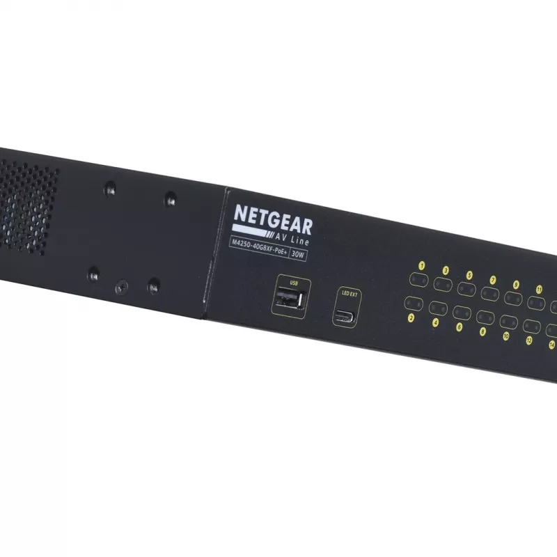 NETGEAR GSM4248PX-100EUS switch de red gestionado L2/L3/L4 Gigabit Ethernet (10/100/1000) Power over Ethernet (PoE) negro