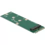 DeLOCK - Adaptador de interfaz - M.2 - M.2 Card - mSATA (64109)