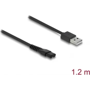 Cable de carga USB DELOCK 5 V para maquinilla eléctrica, compatible con MANSCAPED Series 2.0/3.0, 1 ud.