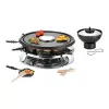Unold 48726 Raclette-Grill para 8 personas 1300 W Negro, Acero inoxidable