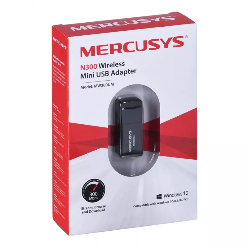 Adaptador USB mini inalámbrico Mercusys N300