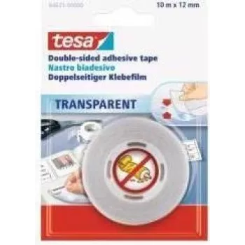 Cinta adhesiva de oficina Tesa 64621-00000-04 transparente 10 m 12 mm