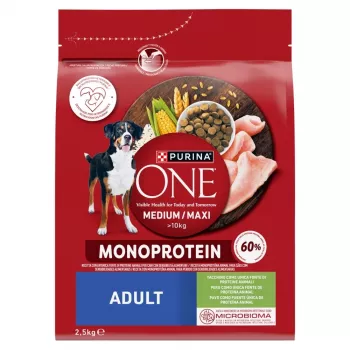 Comida para perros Purina Nestle PURINA ONE MED/MAX Adult monoproteína pavo 2,5 kg