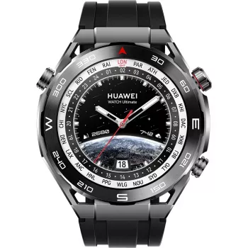 Huawei Watch Ultimate – Smartwatch con correa – caucho nitrilo hidrogenado (HNBR) – circunferencia de muñeca: 140–210 mm – pantalla 3,8 cm (1,5