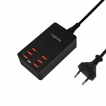 LogiLink PA0139 – Interior – Universal – AC – Sobrecorriente – Sobretensión – Cortocircuito – Negro – 100–240 (PA0139)