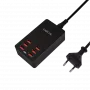 LogiLink PA0139 – Interior – Universal – AC – Sobrecorriente – Sobretensión – Cortocircuito – Negro – 100–240 (PA0139)
