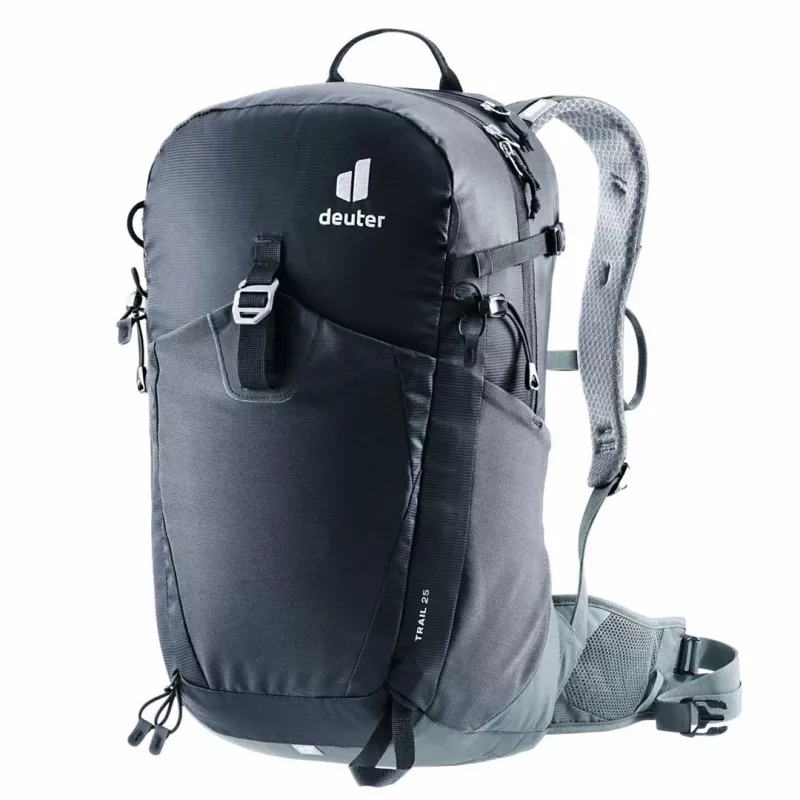 Mochila DEUTER Trail 25 – mochila de día de senderismo 25L, negro-pizarra