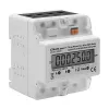 Medidor de energía electrónico trifásico QOLTEC 50900 400V LCD 4P