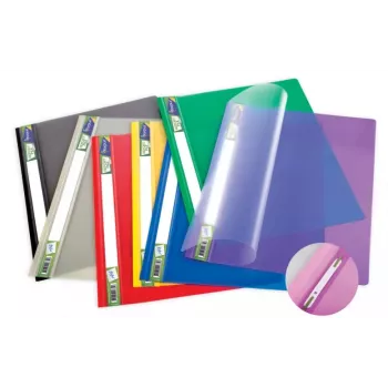 Carpeta con funda transparente Forpus Premium, A4+, gris