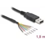 DeLOCK USB 2.0 a Serial UART LVTTL convertidor 6 hilos abiertos 3,3V 1,8m