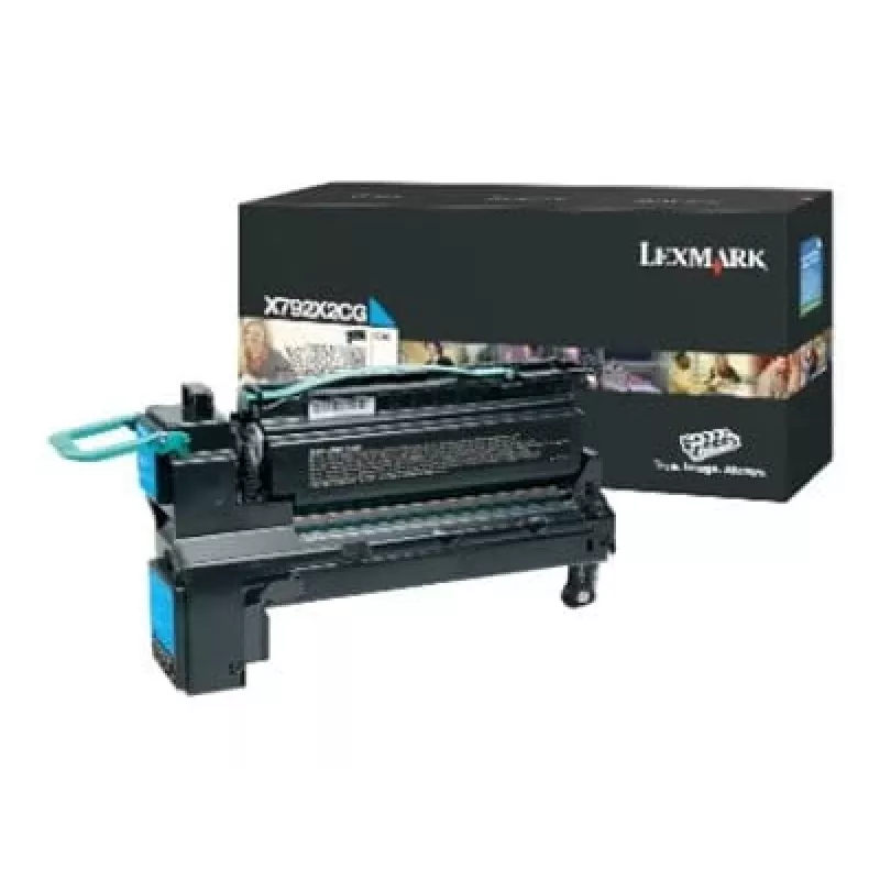 Lexmark X792X2CG - Tóner cian - para X792de, X792dte, X792dtfe, X792dtme, X792dtpe, X792dtse