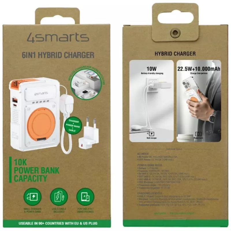 Batería portátil 4smarts 541384 10000 mAh