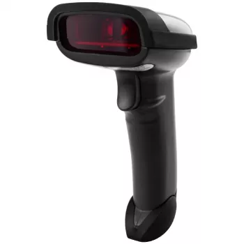 Lector de códigos de barras de mano ALLNET ALL_POS_SC1228B, 2D, inalámbrico 2,4 GHz/compatible con BT, peso 320 g