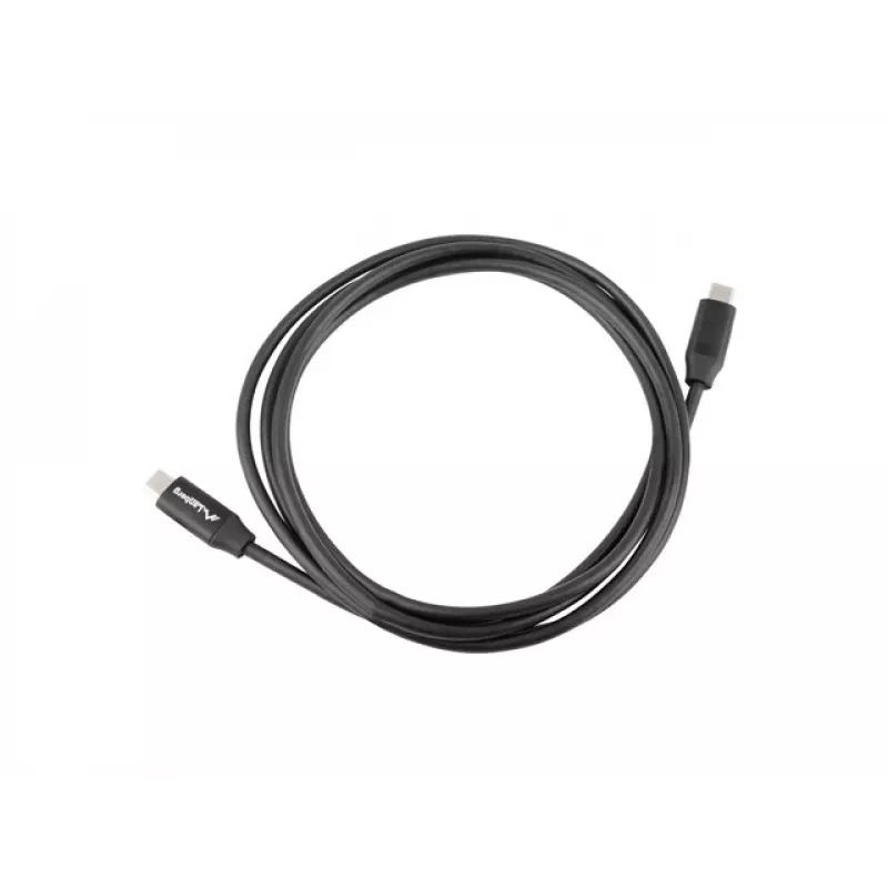 LANBERG Cable USB-C a USB-C CA-CMCM-40CU-0018-BK — USB 2.0, 1,8 m, negro