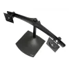 Ergotron DS100 – Base – horizontal – para 2 pantallas LCD – aluminio, acero – negro – tamaño de pantalla: hasta 61 cm (hasta 24 pulgadas)