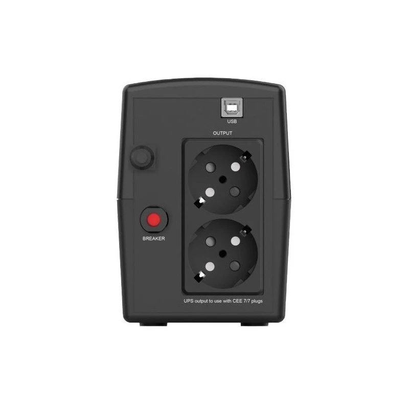 Infosec SAI X1+ 1000 Fuente de alimentación de respaldo 1000VA, 500W, 2× FR/Schuko
