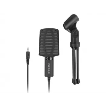 Micrófono para portátil NATEC ASP negro