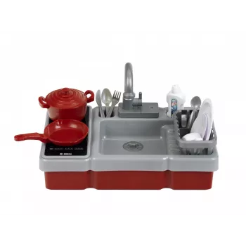 Fregadero de juguete con función de agua y luz KLEIN modelo 7110 — accesorio de cocina de juguete para niños