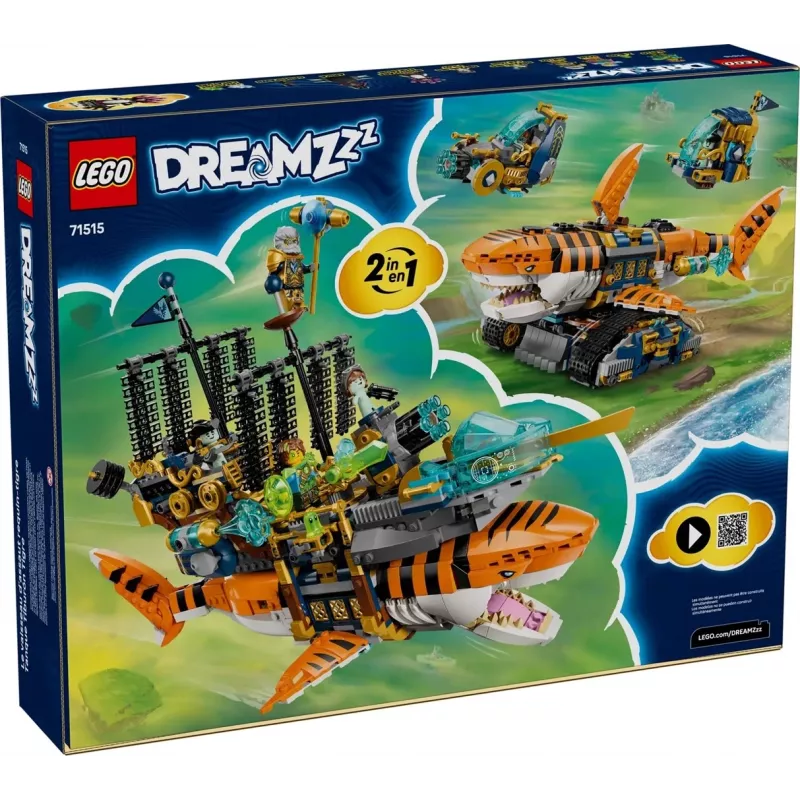 LEGO DREAMZZZ 71515 Tanque tiburón tigre