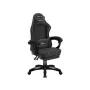 Silla gaming huzaro Force 3.7 Carbon negra — ergonómica, altura ajustable 107,5–116,5 cm, 5 ruedas, cojines lumbar y cervical