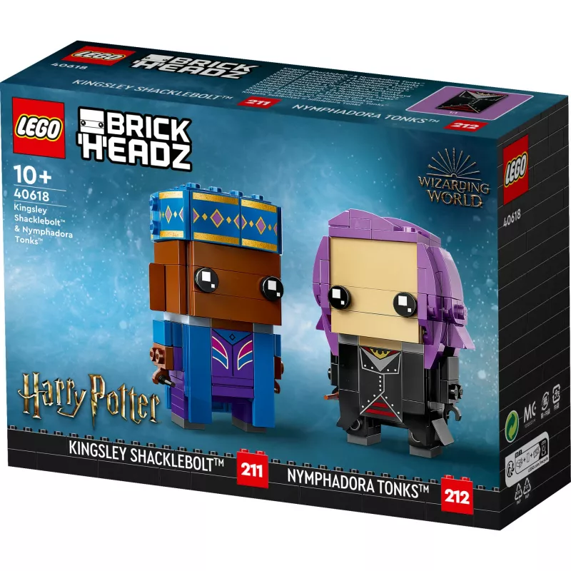 Lego Brickheadz Harry Potter 40618 Kingsley Shacklebolt y Nymphadora Tonks