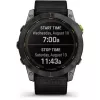 Reloj inteligente Garmin Enduro 2 Sapphire Solar 35 mm, pantalla táctil MIP de 1,4" 280 x 280, 32 GB, GPS, Wi-Fi, caja de titanio DLC Carbon Grey, correa negra