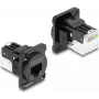 Módulo D-Type DeLOCK RJ45 Cat.6A conector hembra a conector hembra LSA negro 87817