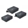 PLANET GT805A conversor de medios de red 1000 Mbit/s multimodo negro
