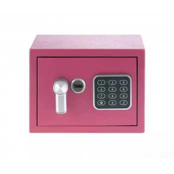 Caja fuerte de pie Yale YSV/170/DB2/P 3,8 l acero rosa