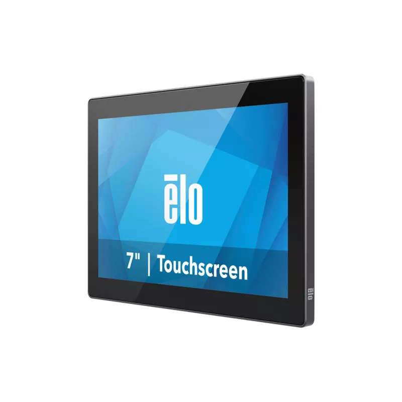 Elo 0704LS, 17,8 cm (7''), Projected Capacitive, 10 TP, USB-C, Kit, monitor táctil gris oscuro, diagonal de pantalla: 17,8 cm (7''), Projected Capacitive, 10 puntos, resolución: 1280 x 800 Pi