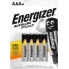 ENERGIZER PILA ALKALINE POWER AAA LR03 4 UDS.