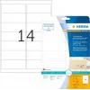 Etiquetas de dirección transparentes mate HERMA 8671