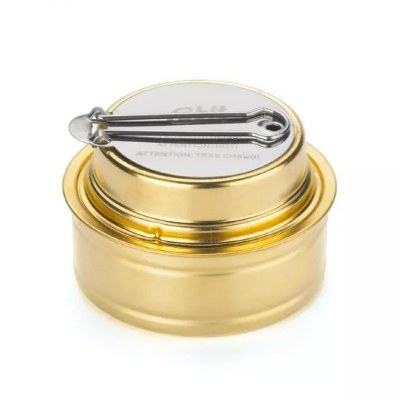 Set de cocina ESBIT con hornillo de alcohol, lata, acero inoxidable