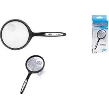 Lupa WEDO 271 7507 48 mm de diámetro, lente de plástico, lupa de mano
