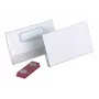 Durable Placa de identificación magnética 40 x 75 mm
