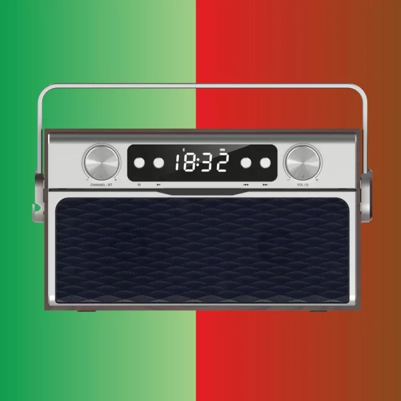 Radio portátil MANTA RDI917PRO con Bluetooth y reproducción USB