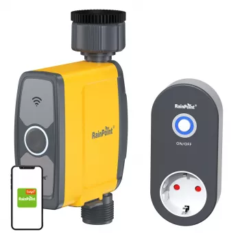 Control de riego RainPoint TTV103FRF controlado por app 1 zona (MPN TTV103FRF + TWG004WR)