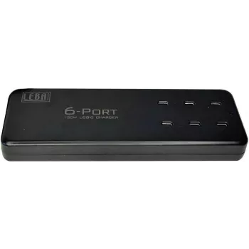 Leba NoteCharge 6 puertos, USB-C (NCHAR-UC6-20W-SC)