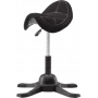 Silla ergonómica de equilibrio up up Toronto tejido negro con pistón de gas más largo