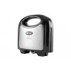 Sandwichera Adler AD 3015 750 W negra plateada