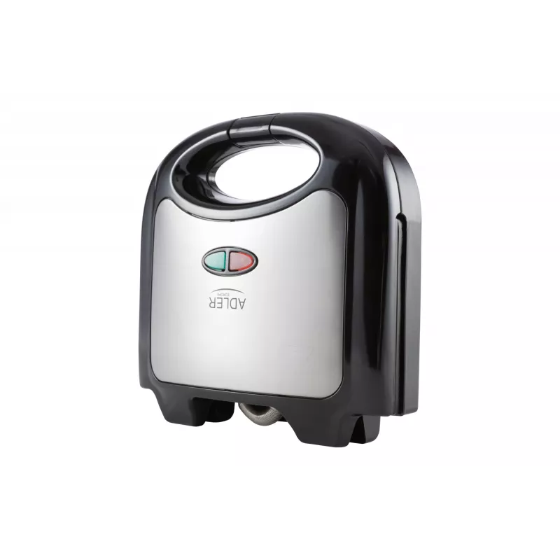 Sandwichera Adler AD 3015 750 W negra plateada