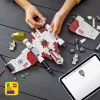 LEGO Star Wars V-19 Torrent Fighter 75432 set de construcción — 567 piezas, 3 minifiguras, modelo de exposición y juego