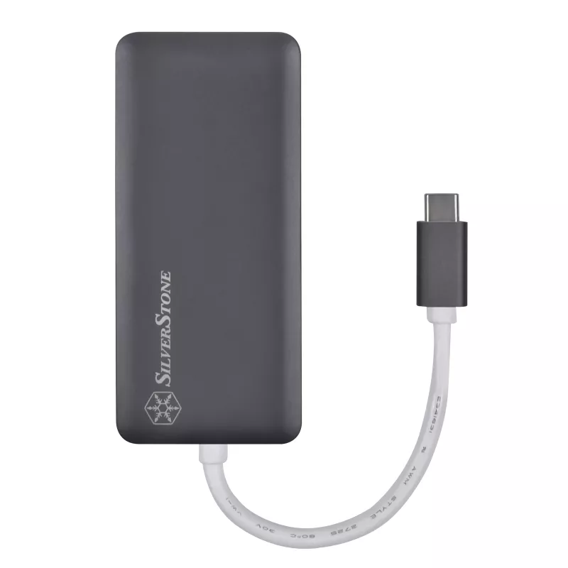 SilverStone SST-EP14C - USB 3.1 Type-C Gen1 a HDMI, 3x USB 3.1 Gen 1 Type-A, 1x USB 3.1 Gen 1 Type-C (carga PD 2.0) (SST-EP14C)