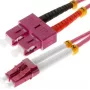 Cable de fibra óptica Helos 2 m OM4 LC/SC